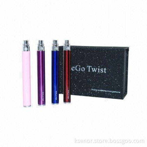 Electronic Cigarette Starter Kit, Sized 118 x 14mm, 650/900/1,100mAh Capacity